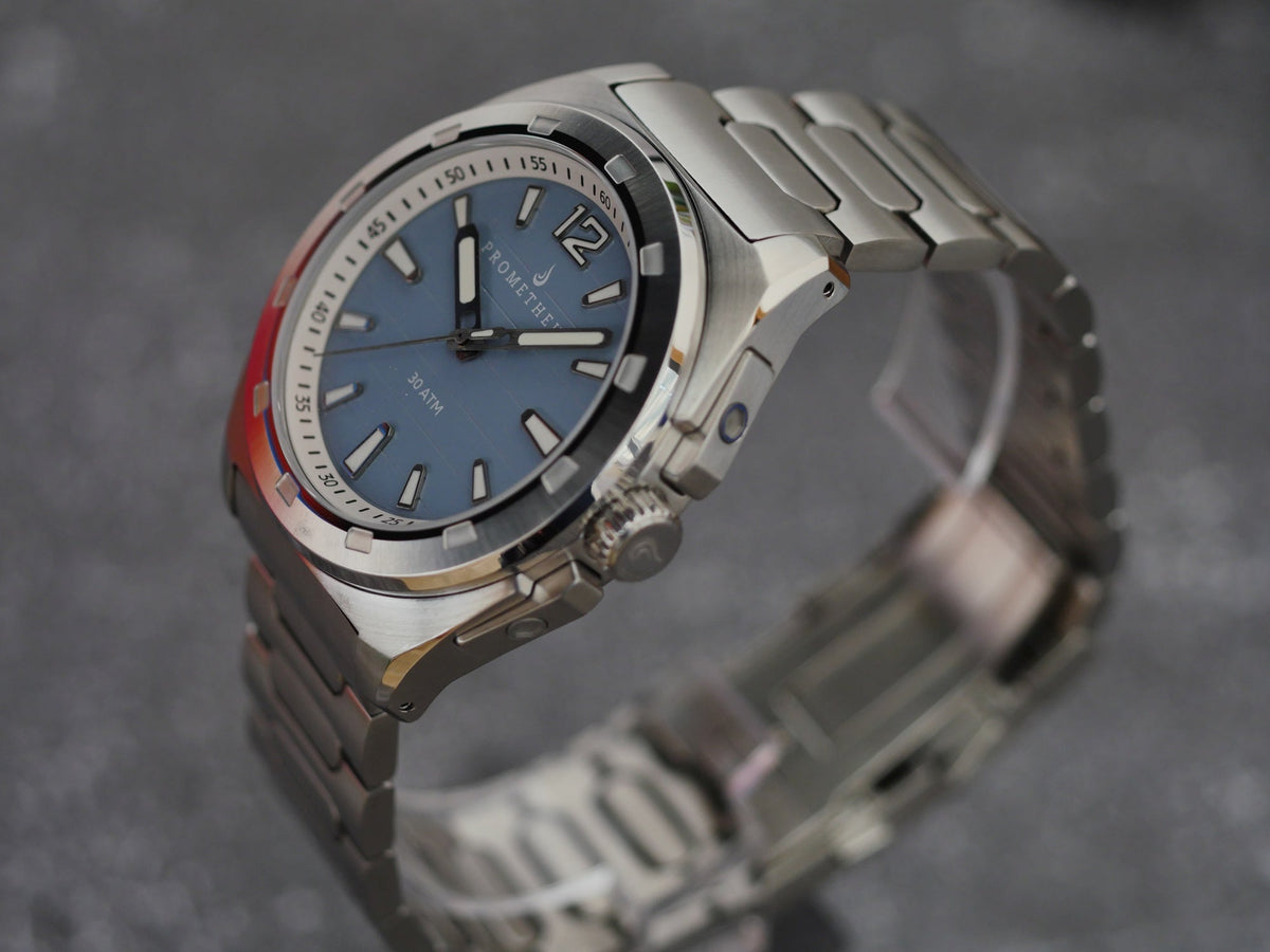 Prometheus Jamanta Pastel Blue Dial No Date Miyota 9039