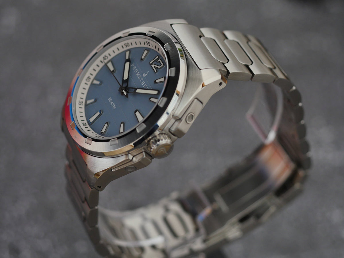 Prometheus Jamanta Pastel Blue Dial No Date Miyota 9039