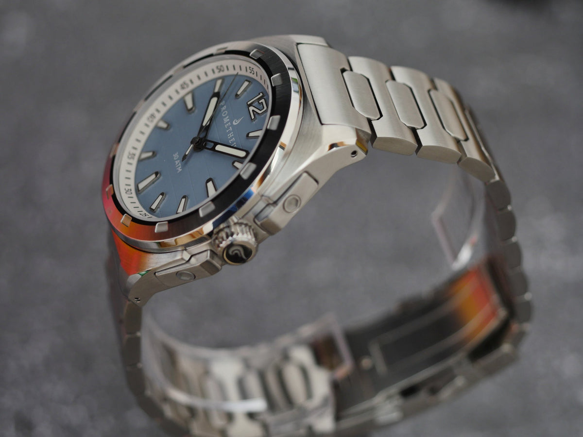 Prometheus Jamanta Pastel Blue Dial No Date Miyota 9039