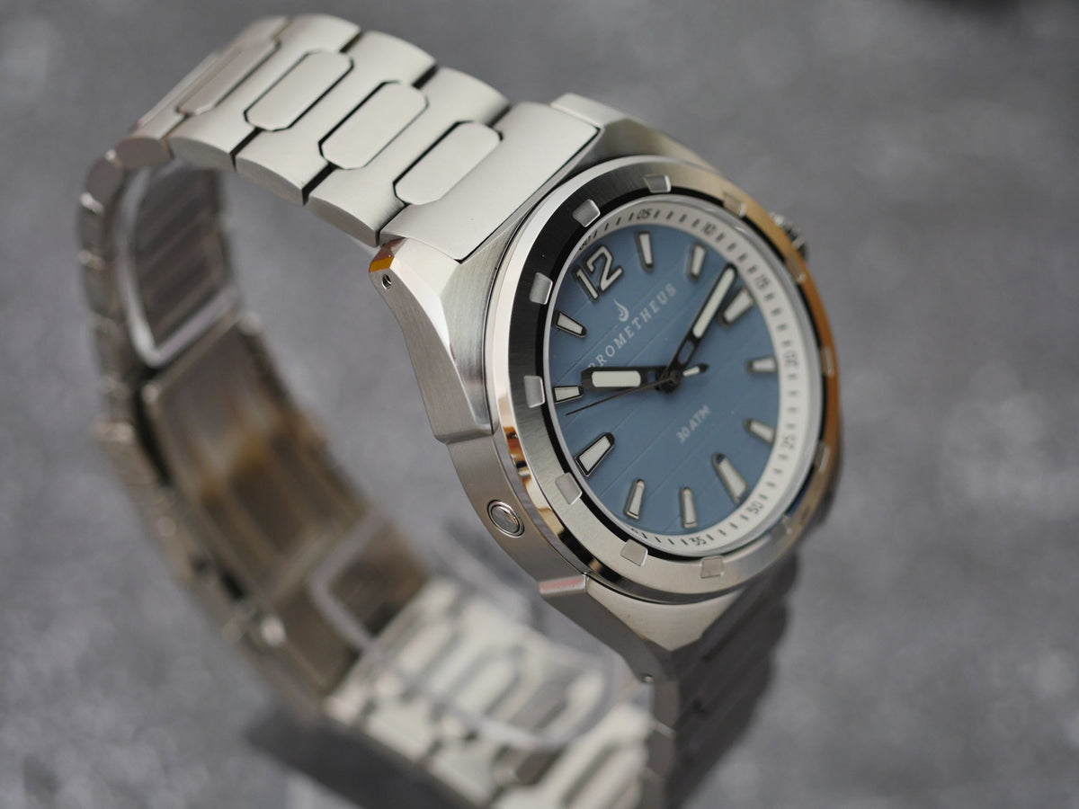 Prometheus Jamanta Pastel Blue Dial No Date Miyota 9039