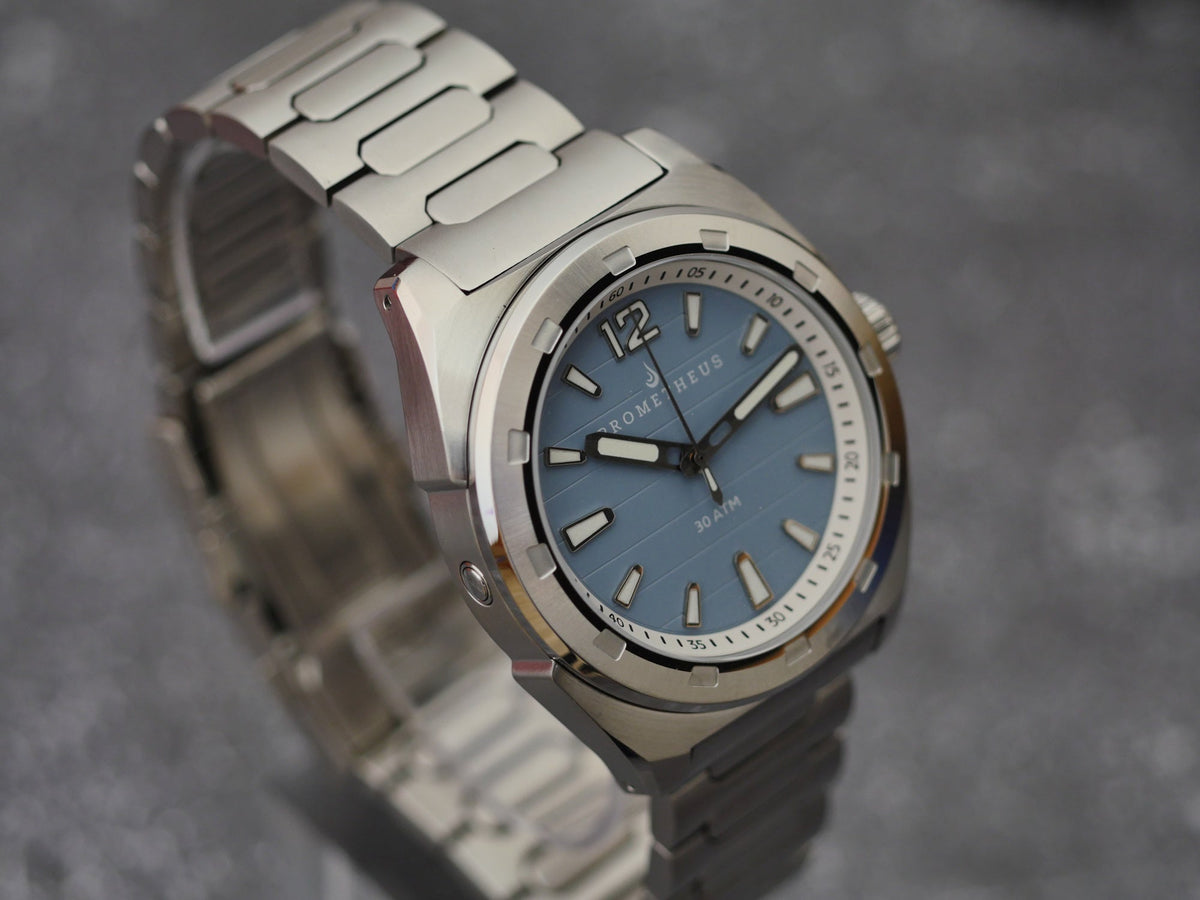 Prometheus Jamanta Pastel Blue Dial No Date Miyota 9039