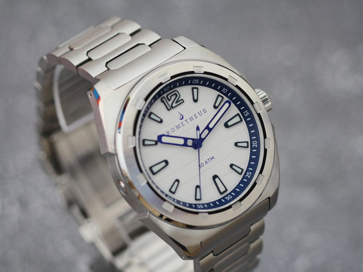 Prometheus Jamanta White Dial  No Date Miyota 9039