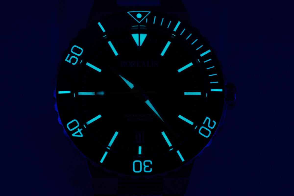 Pre-Order Borealis Caloura 300m Blue Sunburst Dial Date